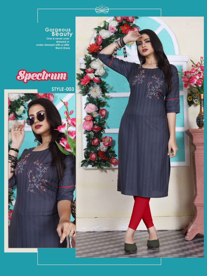 Aagya Spectrum Regular Wear Wholesale Designer Kurtis
